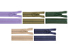 Plastic zipper No 3, length 70 cm, with ring