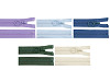 Plastic zipper No 3, length 70 cm, with ring
