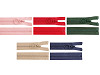 Plastic zipper No 3, length 70 cm, with ring