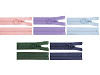 Plastic zipper No 3, length 70 cm, with ring
