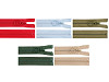Plastic zipper No 3, length 70 cm, with ring