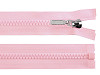 Plastic zipper No 5, length 30 cm with decorative slider