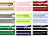 Plastic Zipper colored No 5, length 20 cm, with decorative slider