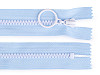 Plastic Zipper colored No 5, length 20 cm, with decorative slider