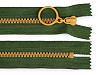 Plastic Zipper colored No 5, length 20 cm, with decorative slider