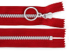 Plastic Zipper colored No 5, length 20 cm, with decorative slider