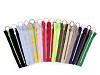 Plastic zipper colored No 5, length 15 cm with a decorative slider