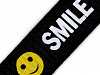Lampas / rypsová stuha Smile šírka 10 mm