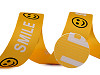 Lampas / rypsová stuha Smile šírka 24 mm