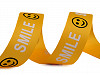 Lampas / rypsová stuha Smile šíře 24 mm