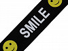 Lampas / rypsová stuha Smile šírka 24 mm