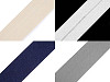 Ruban de biais en coton, largeur pliée 40 mm