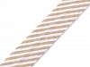 Lamówka bawełniana szerokość 20 mm zaprasowana kratka, kropki, gwiazdki, paseczki