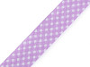 Cotton Bias Binding Tape - polka dot, stripe, checkered, stars width 20 mm folded