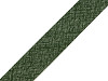 Schrägband aus Baumwolle meliert, verbügelt, Breite 20 mm