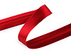 Satin-Schrägband, Breite 20 mm, verbügelt