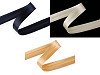 Satin bias binding, width 20 mm, folded