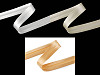 Satin bias binding, width 20 mm, folded