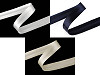 Satin bias binding, width 20 mm, folded