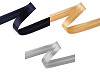 Satin-Schrägband, Breite 20 mm, verbügelt