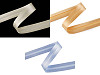 Satin-Schrägband, Breite 20 mm, verbügelt