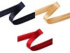 Satin bias binding, width 20 mm, folded