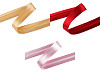Satin bias binding, width 20 mm, folded