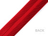 Satin bias binding, width 20 mm, folded