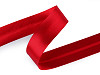 Satin bias binding, width 30 mm, folded