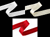 Satin-Schrägband, Breite 30 mm, verbügelt