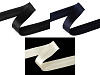 Satin bias binding, width 30 mm, folded
