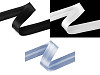 Satin bias binding, width 30 mm, folded