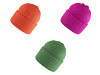 Bonnet d’hiver pour femme en laine de lapin angora avec lurex fin