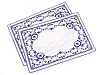 Prestieranie textilné vyšívané 32x45 cm