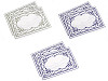 Sets de table brodés, 32 x 45 cm