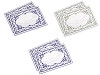Sets de table brodés, 32 x 45 cm