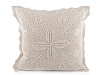 Knitted pillowcase, cotton 45x45 cm