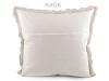 Knitted pillowcase, cotton 45x45 cm