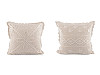 Knitted pillowcase, cotton 45x45 cm