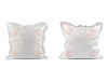 Housse de coussin brodée, 45 x 45 cm
