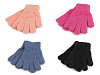 Children's knitted terry gloves