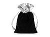 Gift bag 10x13 cm velvet, metallic