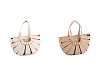 Borsa estiva, con struttura in paglia, dimensioni: 35 x 20 cm