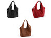 Handtasche mit gestanztem Muster 2in1, 38 x 22 cm