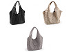 Borsa a mano, 2-in-1, con motivo fustellato, dimensioni: 38 x 22 cm