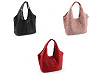 2-in-1 handbag with die-cut pattern 38x22 cm