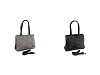Bolso de mano de piel sintética cepillada 38x27 cm