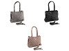 Handtasche aus Wildlederimitat, 38 x 27 cm