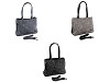 Borsa a mano, in simil-pelle spazzolata, dimensioni: 38 x 27 cm