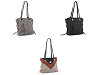 Handtasche aus Wildlederimitat